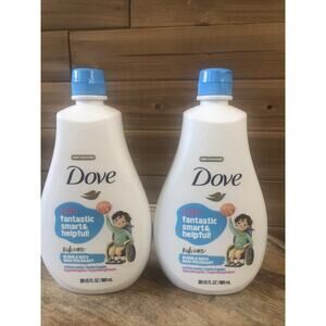 2 Pack Dove Kids Care Bubble Bath Cotton Candy Hypoallergenic 20oz